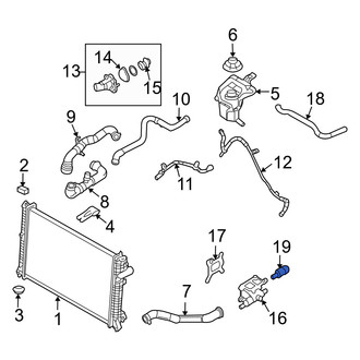 Mercury OE - Engine Coolant Temperature Sensor
