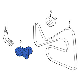 Mercury OE - Accessory Drive Belt Tensioner Assembly