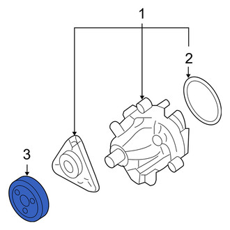 Mercury OE - Engine Water Pump Pulley