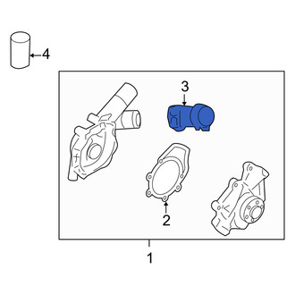 Mercury OE - Upper Radiator Coolant Hose