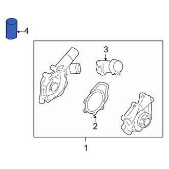 Mercury OE - Engine Coolant Pipe