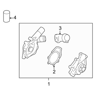 Mercury OE - Cooling - Water Pump (3.0L)