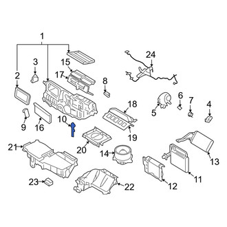 Mercury OE - A/C Evaporator Temperature Sensor