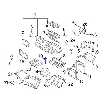 Mercury OE - A/C Evaporator Temperature Sensor