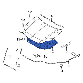 Mercury OE - Hood Insulation Pad