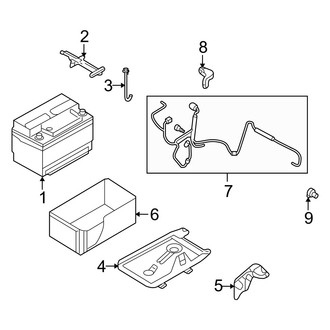 Mercury OE - Electrical - Battery