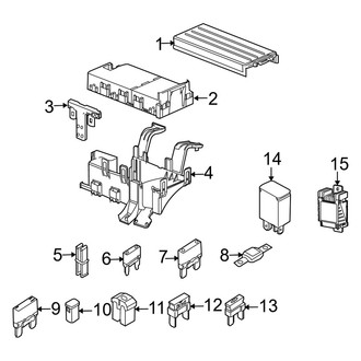 Mercury OE - Electrical - Fuse & Relay (Engine Compartment)