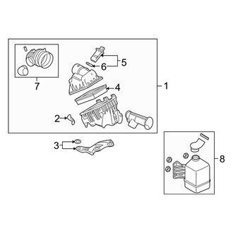 Mercury OE - Engine - Air Intake (2.3L)