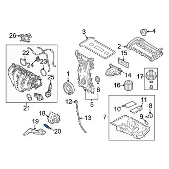 Mercury OE - Engine Oil Pump Pickup Tube Gasket