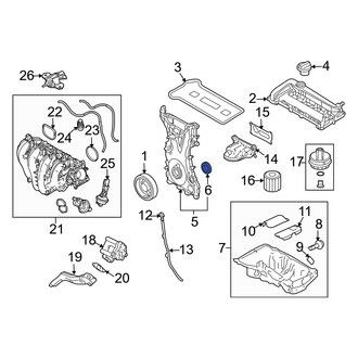 Mercury OE - Front Engine Crankshaft Seal