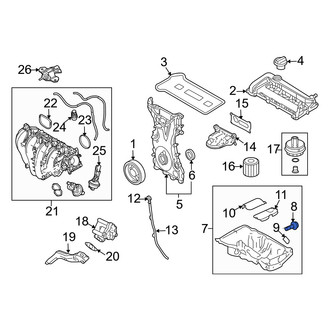 Mercury OE - Engine Oil Drain Plug