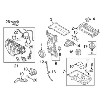 Mercury OE - Engine Parts (2.3L)