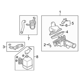 Mercury OE - Engine / Transaxle - Air Intake (3.0L)