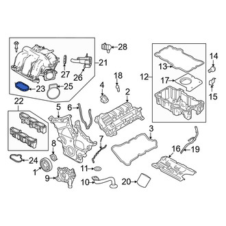 Mercury OE - Fuel Injection Plenum Gasket