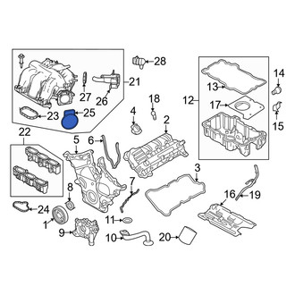 Mercury OE - Fuel Injection Throttle Body Mounting Gasket