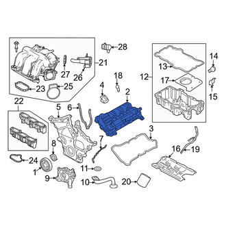 Mercury OE - Right Engine Valve Cover