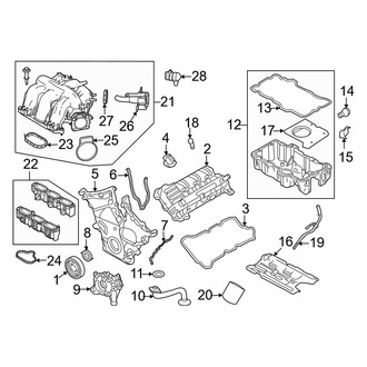 Mercury OE - Engine / Transaxle - Engine Parts (3.0L)