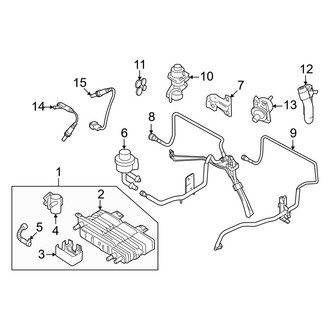 Mercury OE - Emission System - Emission Components (2.3L)