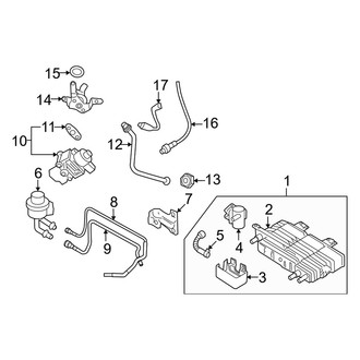 Mercury OE - Emission System - Emission Components (3.0L)