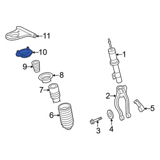 Mercury OE - Front Suspension Strut Mount