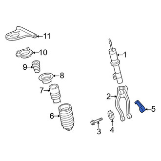 Mercury OE - Suspension Strut Mount Nut