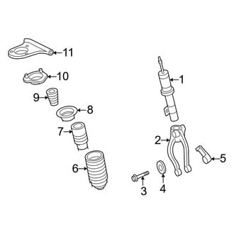 Mercury OE - Front Suspension - Struts & Components