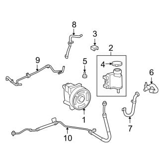 2007 Mercury Milan Power Steering Reservoirs | Caps, Seals — CARiD.com