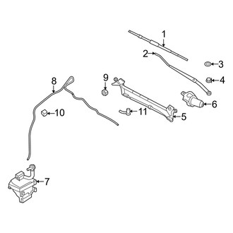 Mercury OE - Windshield - Wiper & Washer Components