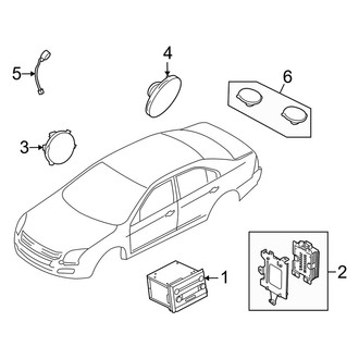 Mercury OE - Instrument Panel - Sound System