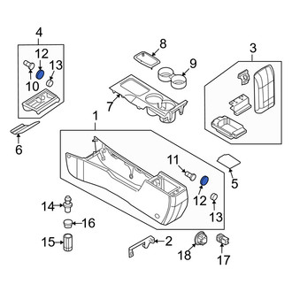 Mercury OE - 12 Volt Accessory Power Outlet Housing
