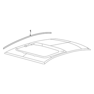 Mercury OE - Roof - Exterior Trim