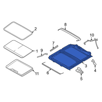Mercury OE - Sunroof Frame