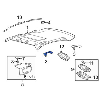 Mercury OE - Front Right Interior Grab Bar