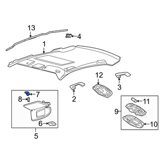 Mercury OE - Sun Visor Clip