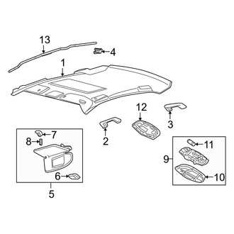 Mercury OE - Roof - Interior Trim