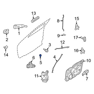 Mercury OE - Door Latch Clip