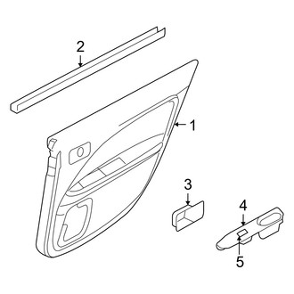 Mercury OE - Rear Door - Interior Trim