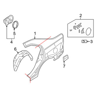 Mercury OE - Quarter Panel & Components