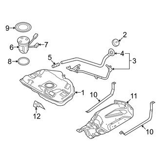 Mercury OE - Fuel System Components (FWD)