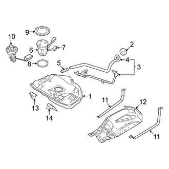 Mercury OE - Fuel System Components (AWD)