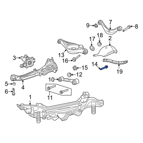 Suspension Control Arm Bolt