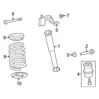Mercury OE - Rear Suspension - Shocks & Components (AWD)