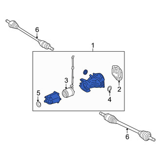 Mercury OE - Rear Drive Axle Assembly
