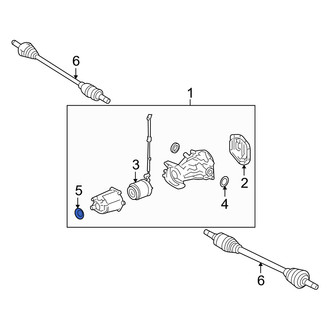 Mercury OE - Rear Differential Pinion Seal