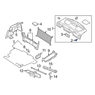 Mercury OE - Trunk Trim Panel Clip