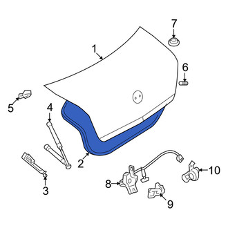Mercury OE - Rear Deck Lid Seal