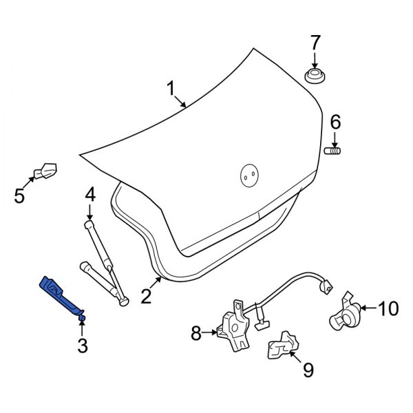 Deck Lid Hinge