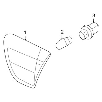 Mercury OE - Rear Lamps - Combination Lamps (On Trunk)