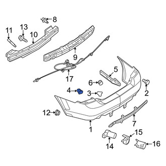 Mercury OE - Bumper Cover Grommet