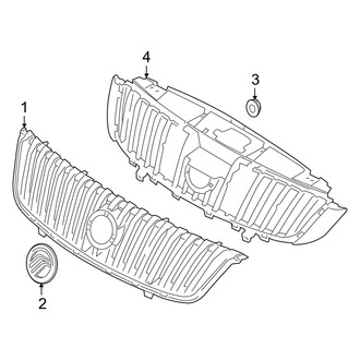 Mercury OE - Grille & Components (Flex / Gas)